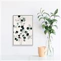 Picture of Watercolor Leaves II _GroupedProduct_Rectangle_Portrait_Canvas_Framed_