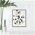 Picture of Watercolor Leaves II _GroupedProduct_Rectangle_Portrait_Canvas_Framed_