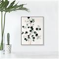 Picture of Watercolor Leaves II _GroupedProduct_Rectangle_Portrait_Canvas_Framed_