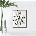 Picture of Watercolor Leaves II _GroupedProduct_Rectangle_Portrait_Canvas_Framed_