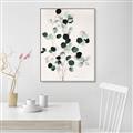 Picture of Watercolor Leaves II _GroupedProduct_Rectangle_Portrait_Canvas_Framed_