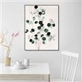 Picture of Watercolor Leaves II _GroupedProduct_Rectangle_Portrait_Canvas_Framed_