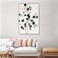 Picture of Watercolor Leaves II _GroupedProduct_Rectangle_Portrait_Canvas_Framed_