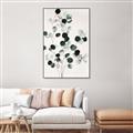 Picture of Watercolor Leaves II _GroupedProduct_Rectangle_Portrait_Canvas_Framed_