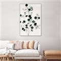 Picture of Watercolor Leaves II _GroupedProduct_Rectangle_Portrait_Canvas_Framed_
