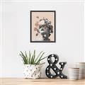 Picture of Floral Face _GroupedProduct_Rectangle_Portrait_Canvas_Framed_