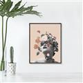 Picture of Floral Face _GroupedProduct_Rectangle_Portrait_Canvas_Framed_