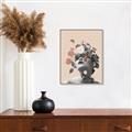 Picture of Floral Face _GroupedProduct_Rectangle_Portrait_Canvas_Framed_