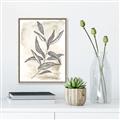 Picture of Antiqued Leaves I _GroupedProduct_Rectangle_Portrait_Canvas_Framed_