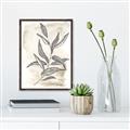 Picture of Antiqued Leaves I _GroupedProduct_Rectangle_Portrait_Canvas_Framed_
