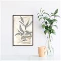 Picture of Antiqued Leaves I _GroupedProduct_Rectangle_Portrait_Canvas_Framed_
