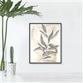 Picture of Antiqued Leaves I _GroupedProduct_Rectangle_Portrait_Canvas_Framed_