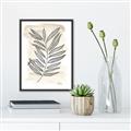 Picture of Antiqued Leaves II _GroupedProduct_Rectangle_Portrait_Canvas_Framed_