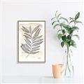 Picture of Antiqued Leaves II _GroupedProduct_Rectangle_Portrait_Canvas_Framed_