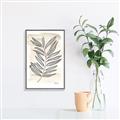 Picture of Antiqued Leaves II _GroupedProduct_Rectangle_Portrait_Canvas_Framed_