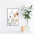 Picture of See Through the Flowers I _GroupedProduct_Rectangle_Portrait_Canvas_Framed_