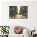 Picture of Foggy Straight Redwood Highway _GroupedProduct_Rectangle_Landscape_Photography _GroupedProduct_Rectangle_Landscape_Canvas_Framed_