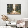 Picture of Foggy Straight Redwood Highway _GroupedProduct_Rectangle_Landscape_Photography _GroupedProduct_Rectangle_Landscape_Canvas_Framed_