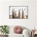 Picture of Llama Fam _GroupedProduct_Rectangle_Landscape_Photography _GroupedProduct_Rectangle_Landscape_Canvas_Framed_