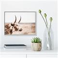 Picture of Annie, the Spotted Cow III _GroupedProduct_Rectangle_Landscape_Photography _GroupedProduct_Rectangle_Landscape_Canvas_Framed_