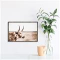 Picture of Annie, the Spotted Cow III _GroupedProduct_Rectangle_Landscape_Photography _GroupedProduct_Rectangle_Landscape_Canvas_Framed_