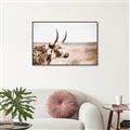 Picture of Annie, the Spotted Cow III _GroupedProduct_Rectangle_Landscape_Photography _GroupedProduct_Rectangle_Landscape_Canvas_Framed_