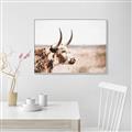 Picture of Annie, the Spotted Cow III _GroupedProduct_Rectangle_Landscape_Photography _GroupedProduct_Rectangle_Landscape_Canvas_Framed_