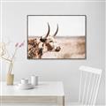 Picture of Annie, the Spotted Cow III _GroupedProduct_Rectangle_Landscape_Photography _GroupedProduct_Rectangle_Landscape_Canvas_Framed_