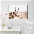 Picture of Annie, the Spotted Cow III _GroupedProduct_Rectangle_Landscape_Photography _GroupedProduct_Rectangle_Landscape_Canvas_Framed_
