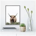 Picture of Cow on the Range _GroupedProduct_Rectangle_Portrait_Photography _GroupedProduct_Rectangle_Portrait_Canvas_Framed_
