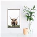 Picture of Cow on the Range _GroupedProduct_Rectangle_Portrait_Photography _GroupedProduct_Rectangle_Portrait_Canvas_Framed_