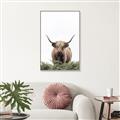 Picture of Cow on the Range _GroupedProduct_Rectangle_Portrait_Photography _GroupedProduct_Rectangle_Portrait_Canvas_Framed_