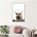 Picture of Cow on the Range _GroupedProduct_Rectangle_Portrait_Photography _GroupedProduct_Rectangle_Portrait_Canvas_Framed_