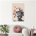 Picture of Floral Face _GroupedProduct_Rectangle_Portrait_Unframed_Print_Only_