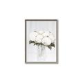 Picture of White Hydrangea I _GroupedProduct_Rectangle_Portrait_Canvas_Framed_