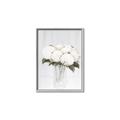 Picture of White Hydrangea I _GroupedProduct_Rectangle_Portrait_Canvas_Framed_