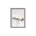 Picture of White Hydrangea I _GroupedProduct_Rectangle_Portrait_Canvas_Framed_