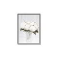 Picture of White Hydrangea I _GroupedProduct_Rectangle_Portrait_Canvas_Framed_