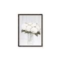 Picture of White Hydrangea I _GroupedProduct_Rectangle_Portrait_Canvas_Framed_