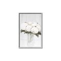 Picture of White Hydrangea I _GroupedProduct_Rectangle_Portrait_Canvas_Framed_