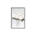 Picture of White Hydrangea I _GroupedProduct_Rectangle_Portrait_Canvas_Framed_