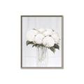 Picture of White Hydrangea I _GroupedProduct_Rectangle_Portrait_Canvas_Framed_