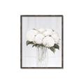 Picture of White Hydrangea I _GroupedProduct_Rectangle_Portrait_Canvas_Framed_