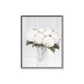 Picture of White Hydrangea I _GroupedProduct_Rectangle_Portrait_Canvas_Framed_