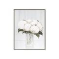 Picture of White Hydrangea I _GroupedProduct_Rectangle_Portrait_Canvas_Framed_