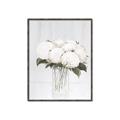 Picture of White Hydrangea I _GroupedProduct_Rectangle_Portrait_Canvas_Framed_
