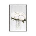 Picture of White Hydrangea I _GroupedProduct_Rectangle_Portrait_Canvas_Framed_
