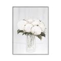 Picture of White Hydrangea I _GroupedProduct_Rectangle_Portrait_Canvas_Framed_