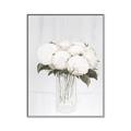 Picture of White Hydrangea I _GroupedProduct_Rectangle_Portrait_Canvas_Framed_