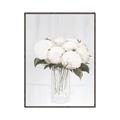 Picture of White Hydrangea I _GroupedProduct_Rectangle_Portrait_Canvas_Framed_